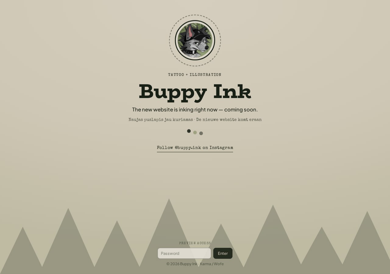 Buppy Ink — Tattoo / illustration