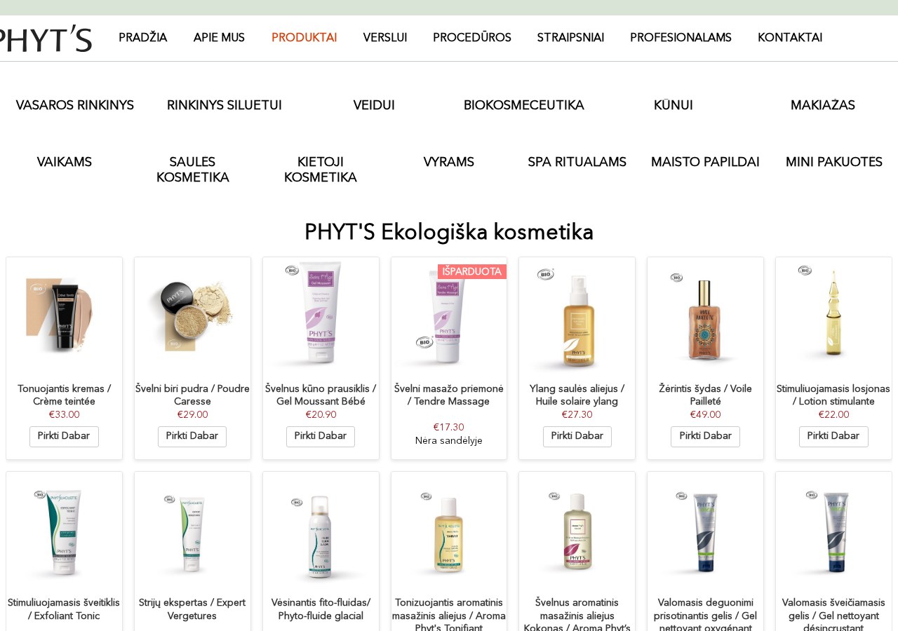 Phyt's Lithuania — Online store