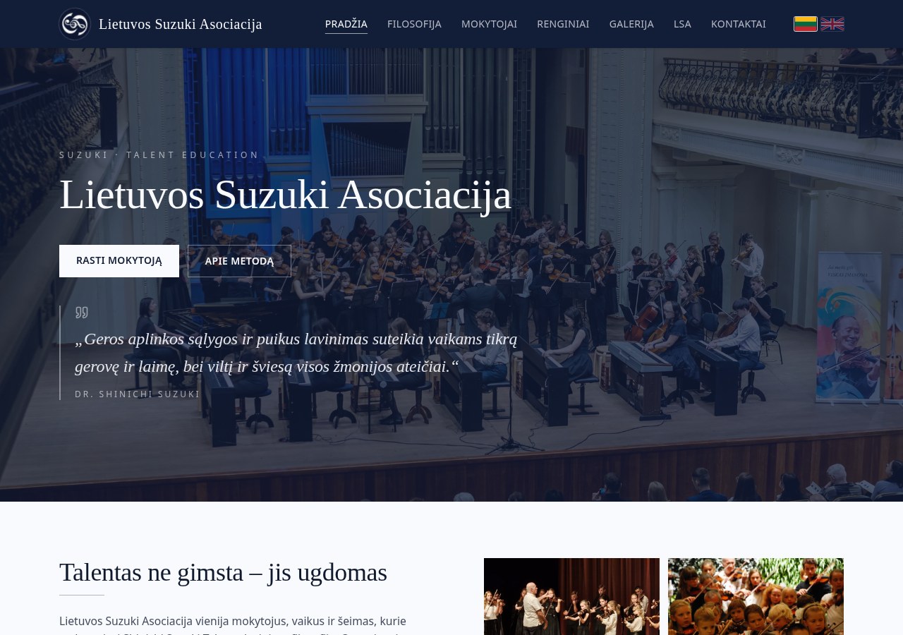 Lithuanian Suzuki Association — Association / education